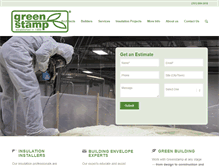 Tablet Screenshot of greenstampco.com